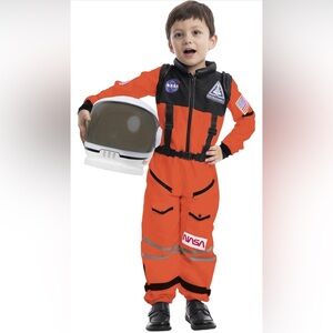 Astronaut Costume with Helmet for Kids